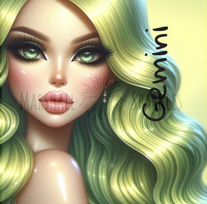 Zodiac Colours - Gemini © 60x60