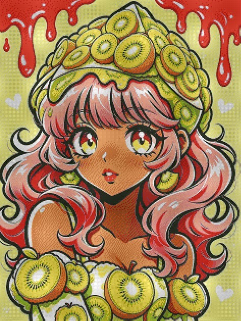 Fruitella Girls - Kiri KiwiPop © 60x80