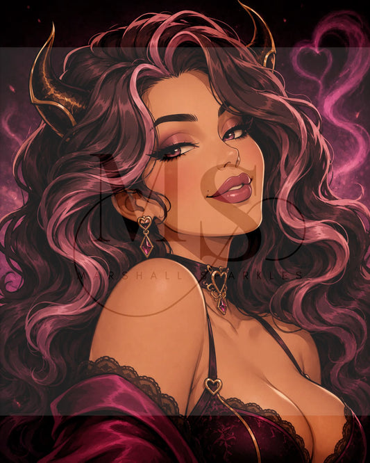 Lady Asmodeus © 50x60 by RG Designs