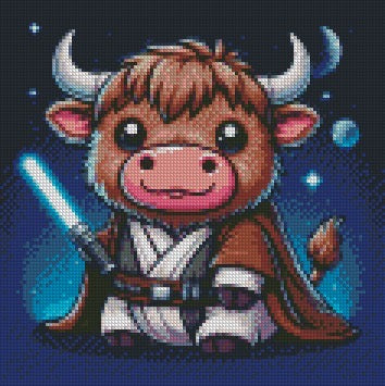12 Months of Highland Cows © 30x30 free birthday canvas