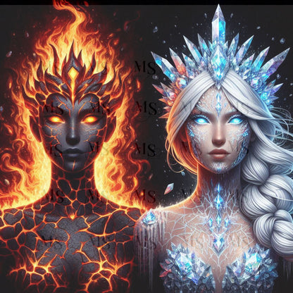 Fire Queen vs Ice Queen 3 © 60x60