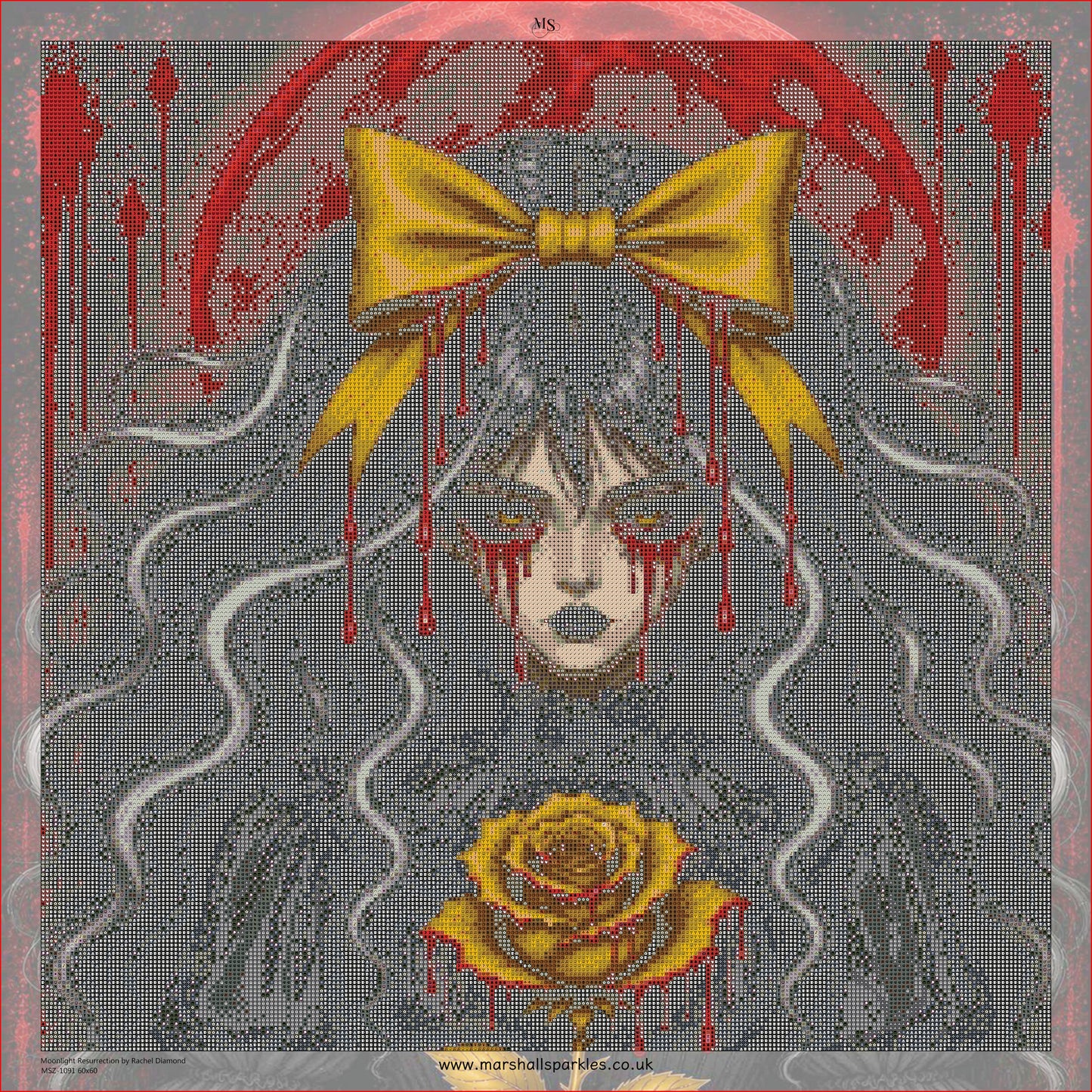 Moonlight Resurrection © 60x60 by Rachel Diamond
