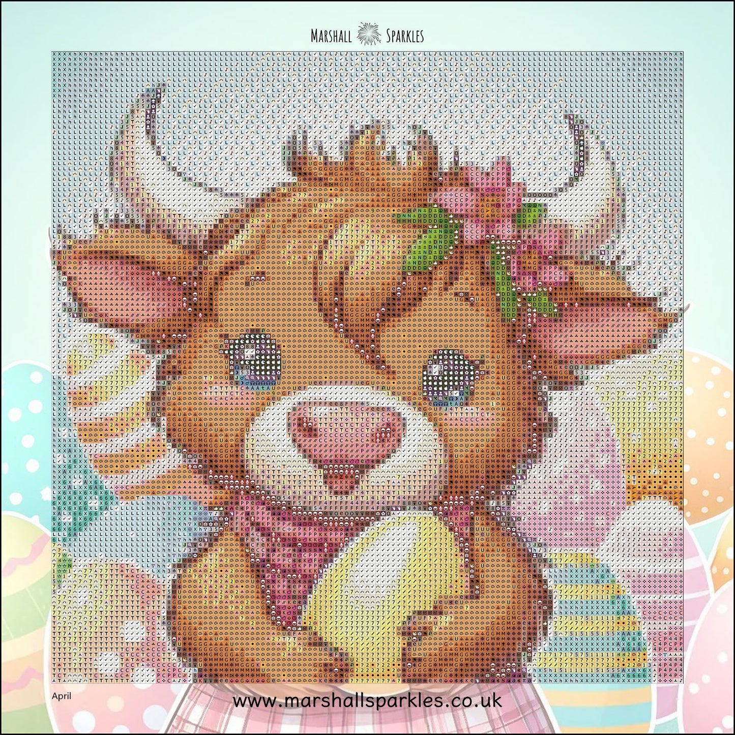 12 Months of Highland Cows © 30x30 free birthday canvas