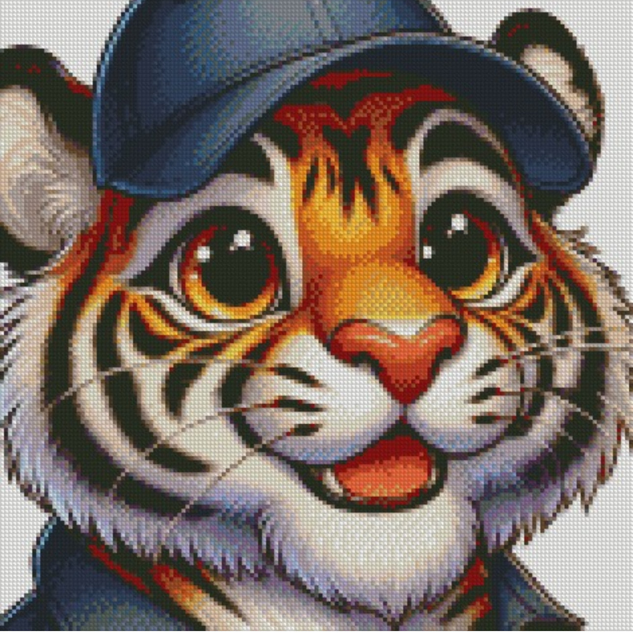 Cap Crew - Tiger © 40x40 - (print to order)