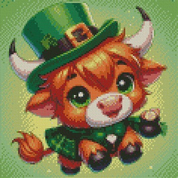 12 Months of Highland Cows © 30x30 free birthday canvas