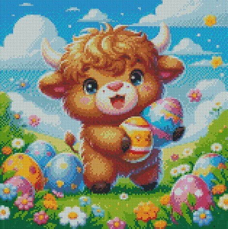 March Highland Easter © 40x40 Round Fairy Drill