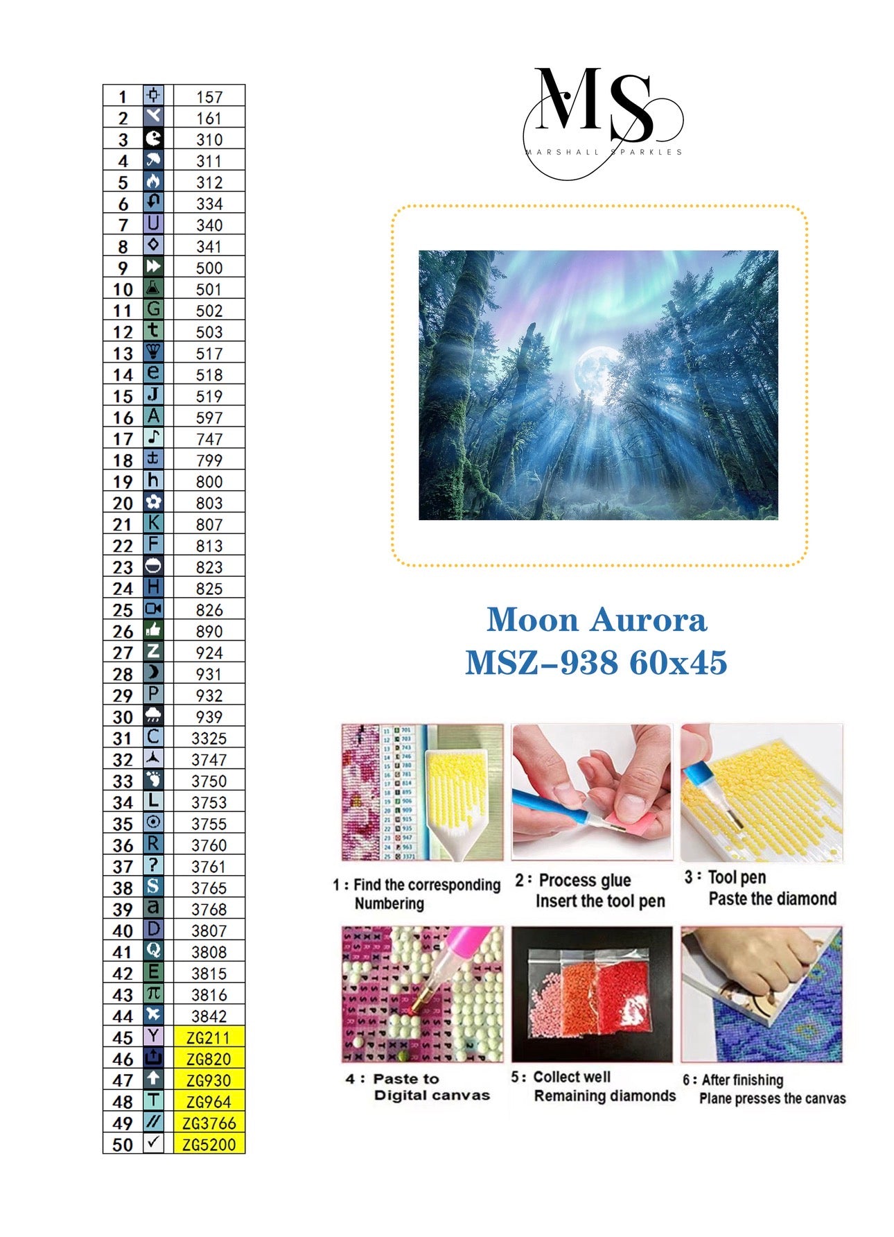 Moon Aurora © 60x45