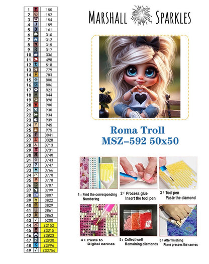 Roma Troll © 50x50 (print to order)