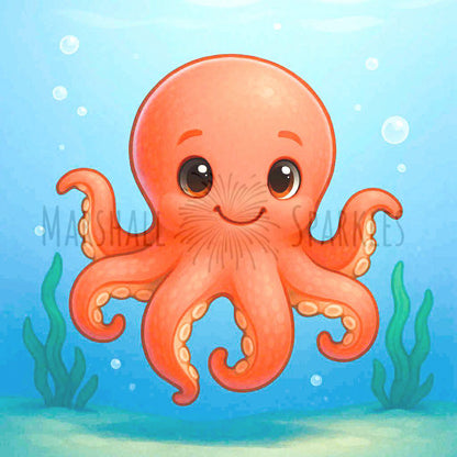 12 Months of Ocean © by Overton Designs 30x30 (PTO)