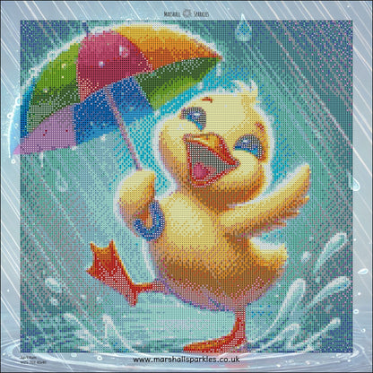 April April Rain © 40x40 Sqaure Full Fairy Drill