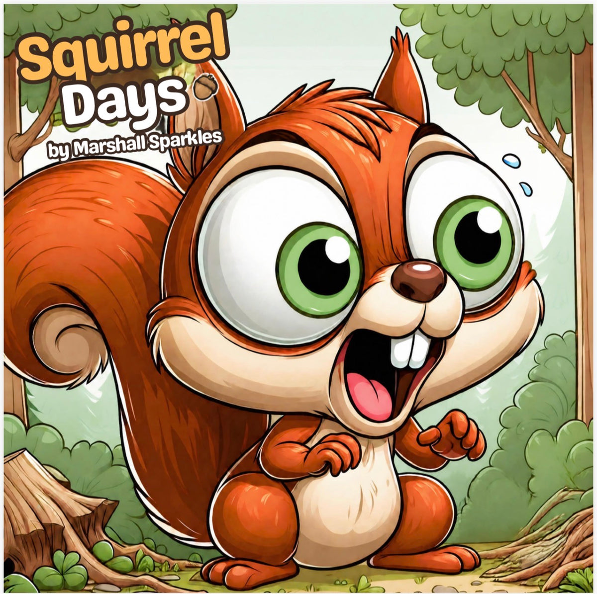 Squirrel Days Colouring Book PDF Download