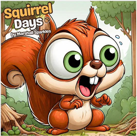 Squirrel Days Colouring Book PDF Download