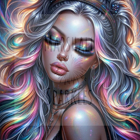 February Alicia © 50x50 Round Fairy drill