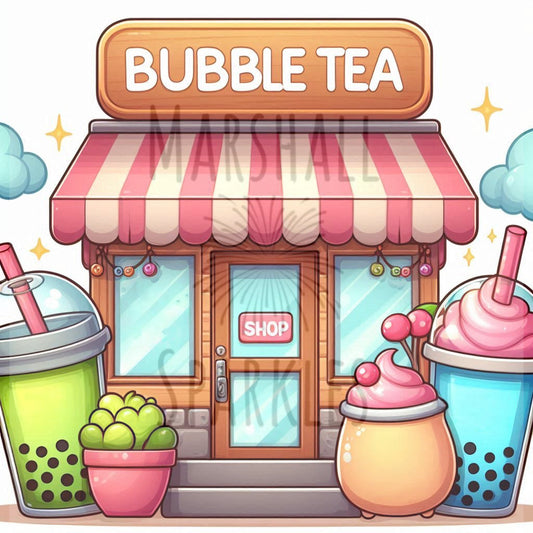 Bubble Tea Shop © 50x50