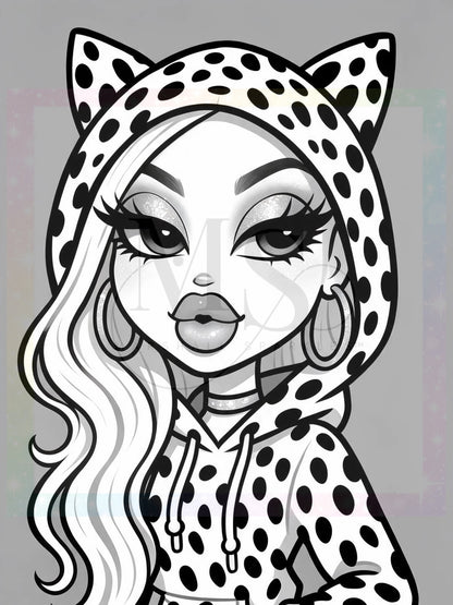 Colour Revel Doodle™ -  NAME © 60x80 Square Drill Only (Hand Drawn) by Sparkles & Doodles