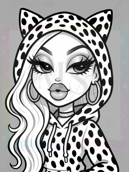 Colour Revel Doodle™ -  NAME © 60x80 Square Drill Only (Hand Drawn) by Sparkles & Doodles