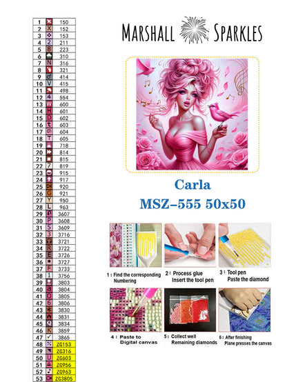 Carla © 50x50 (print to order)