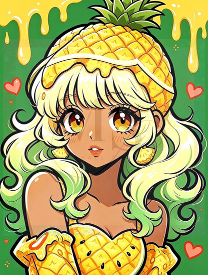 Fruitella Girls - Pina PineSpark © 60x80