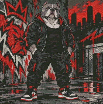 REDLINE BULLY © 60x60 by CrazyLone Wolf