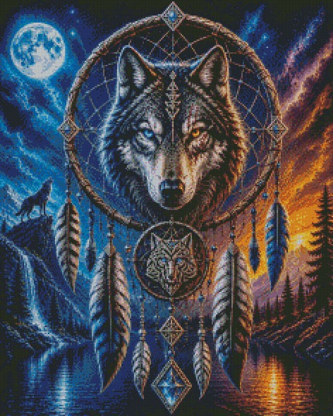 Spirit of the Wolf © 60x75 by CrazyLoneWolf