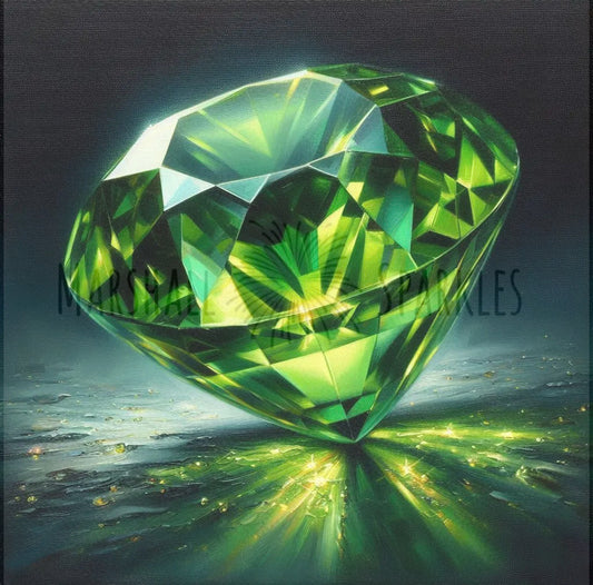 August\Peridot - Diamond © 40x40
