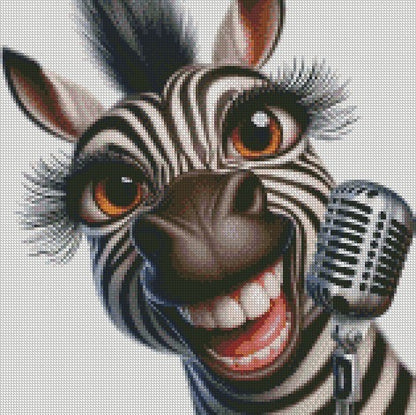 Popstar Collection - Zebra © 40x40 - (print to order)