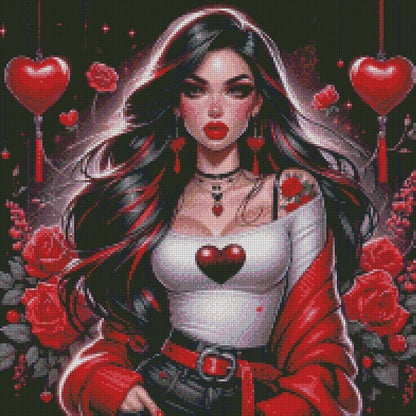 February Carrie © 50x50 Round Fairy Drill