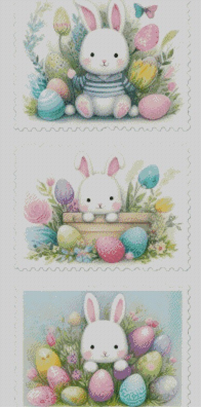 Rabbit Stamps © 50x110