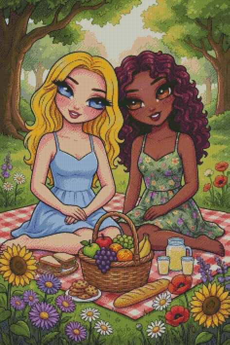 Picnic Besties © 60x90