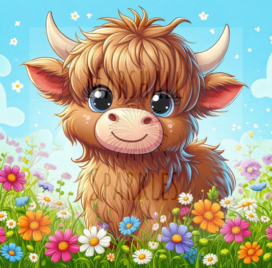 Highland Blooms © 40x40 Round Fairy Drill