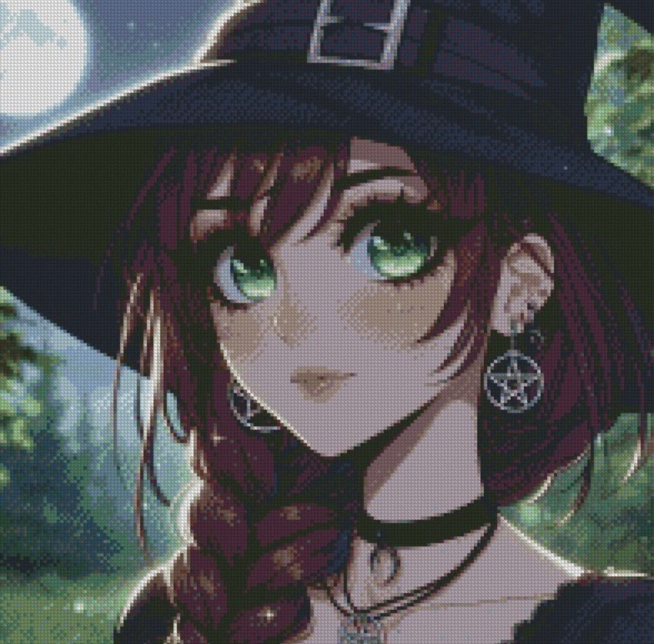 Green Witch © 50x50 by Katie Mayo-Jackson (PTO)