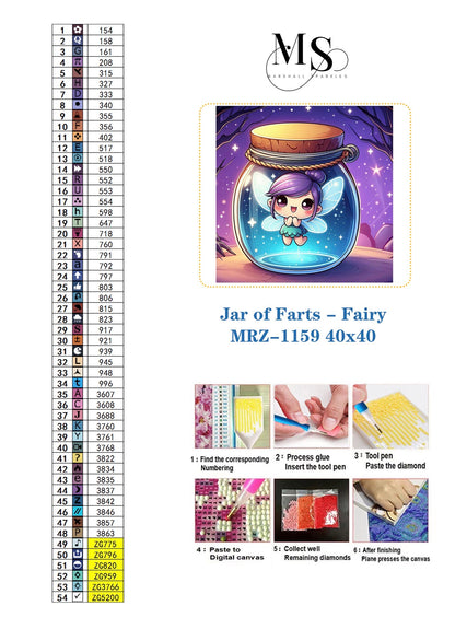 Jar of Farts - Fairy ©  40x40