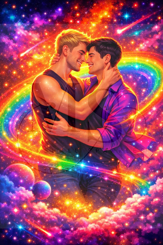 Two Souls, One Flame © 60x90