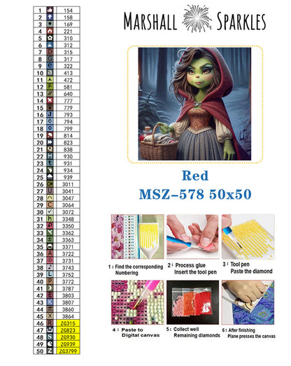 Red © 50x50 (print to order)