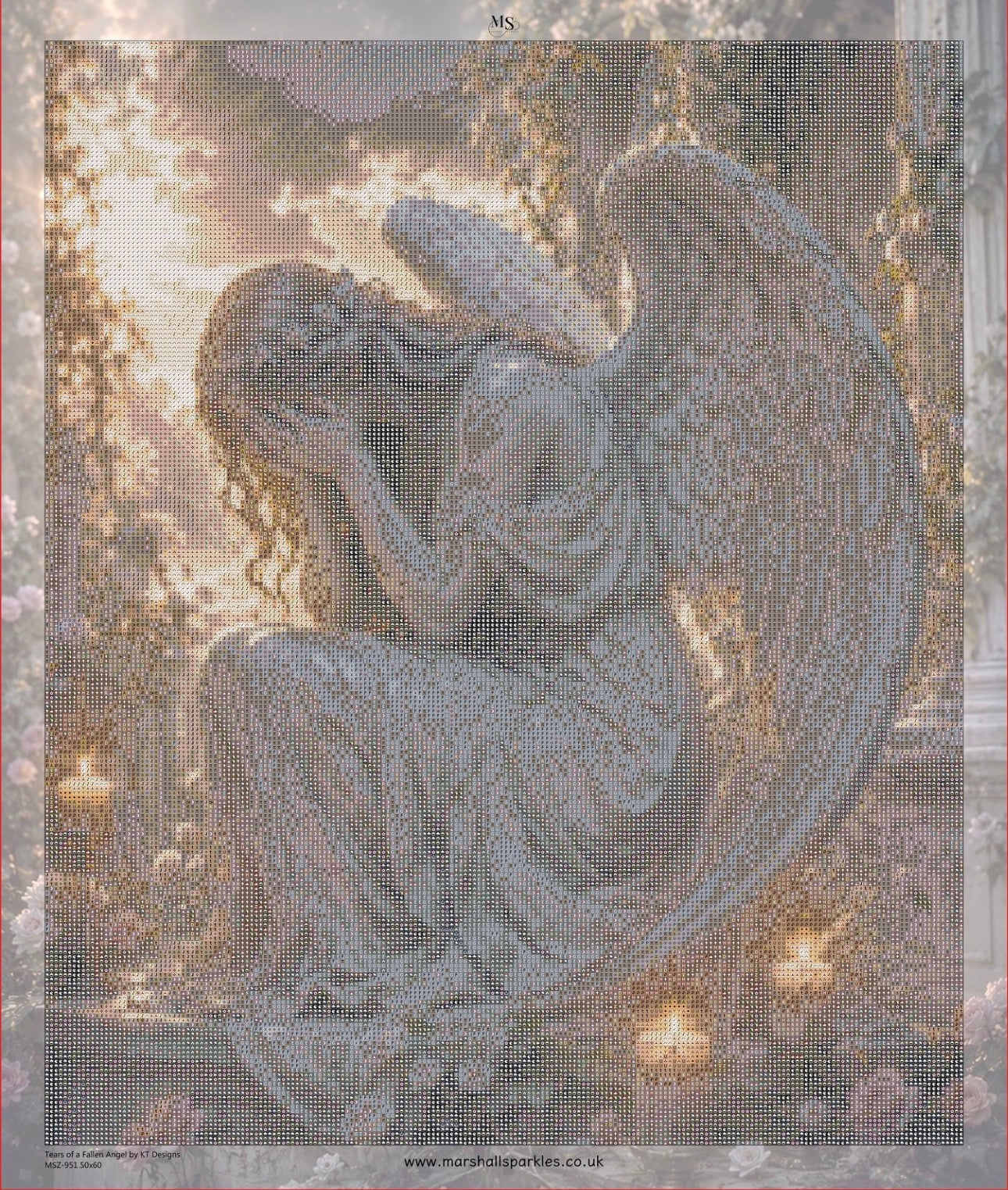 Tears of a Fallen Angel © 50x60 by KT Designs