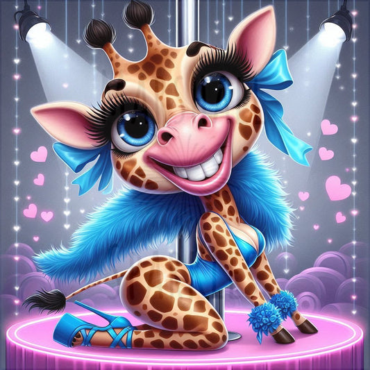 Pink Pony Club Giraffe © 50x50