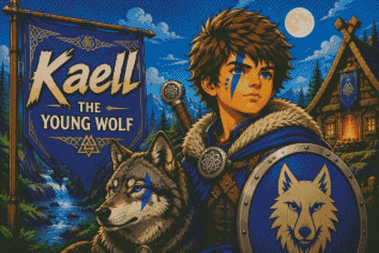 Kael The Young Wolf © 90x60 by CrazyLoneWolf