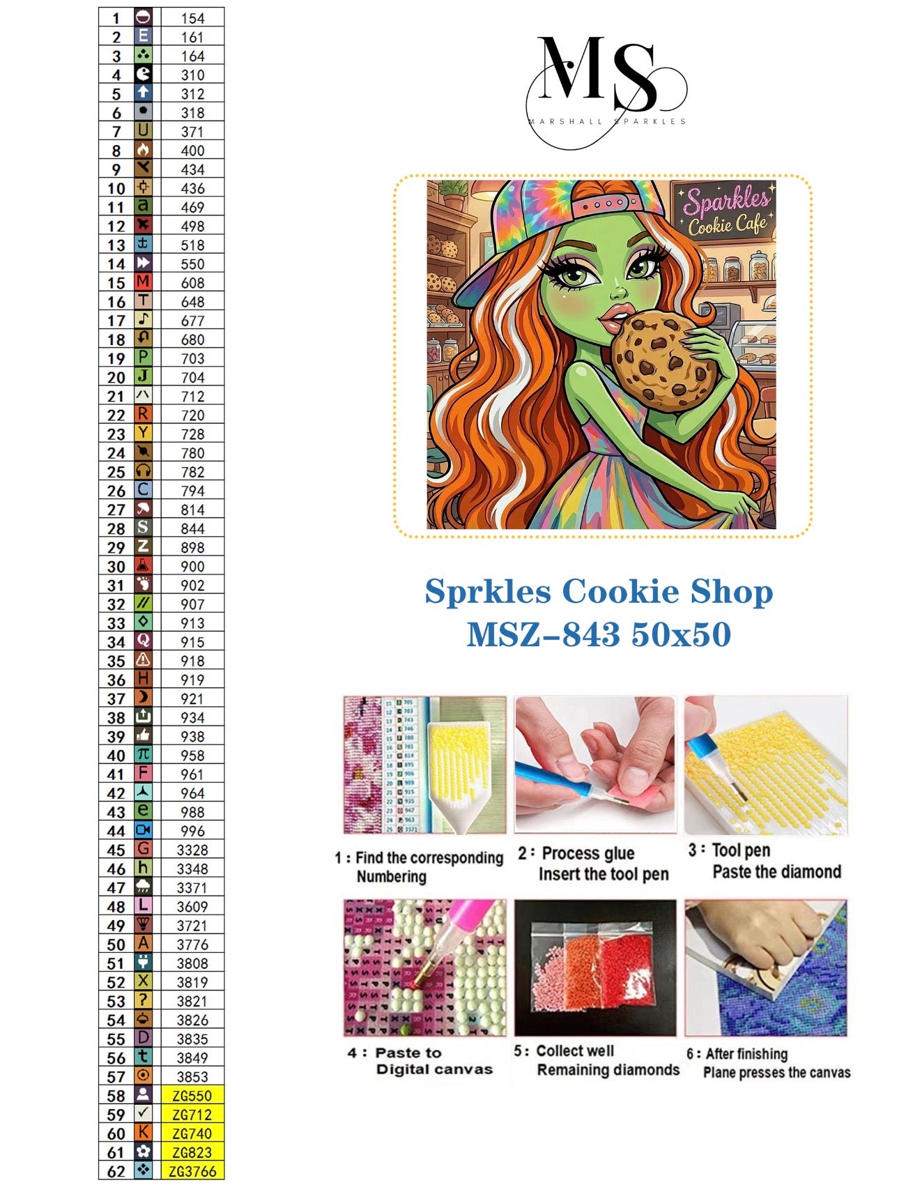 Sparkles Cookie Shop © 50x50