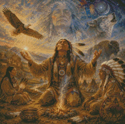 The Spirit of the Ancestors © 60x60 by KT Designs