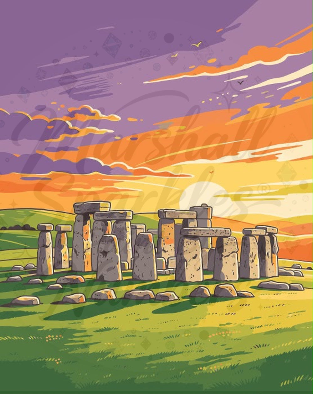 PBN - Stonehenge MS037 © 40x50