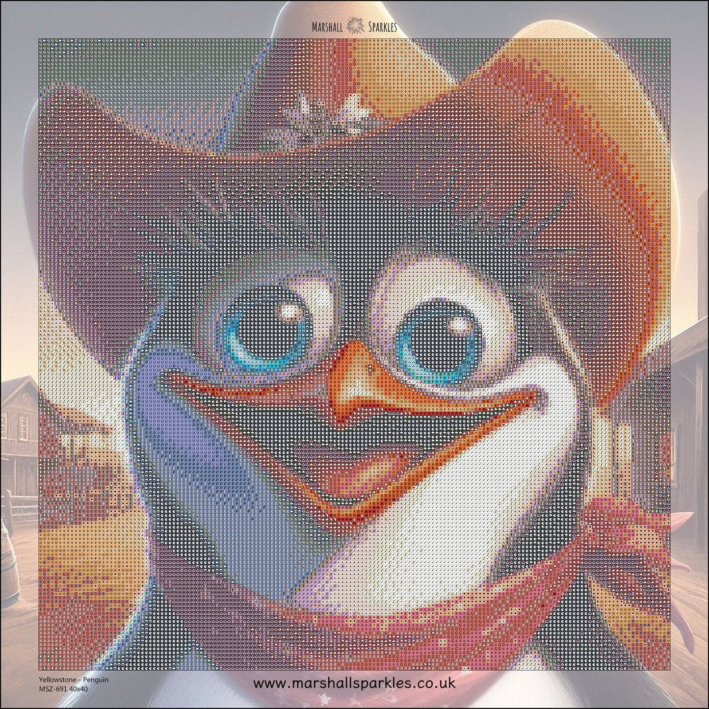 May Yellowstone - Penguin © 40x40 Square Fairy Drill