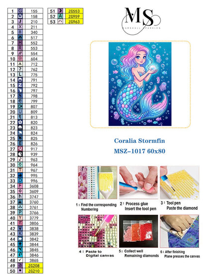 Coralia Stormfin © 60x80