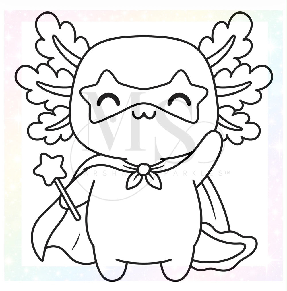 Colour Revel Doodle™ - Super-Lotl 40x40 Square Drill only © (Hand Drawn) by Sparkles & Doodles