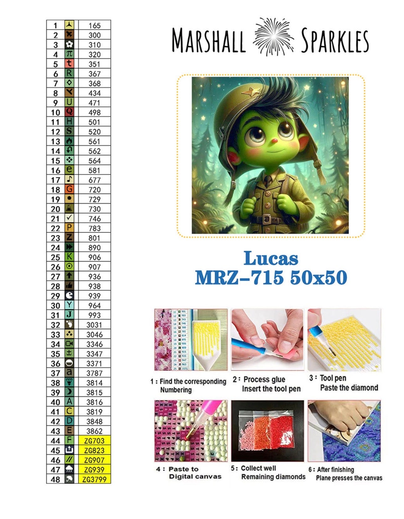 Lucas © 50x50 (print to order)