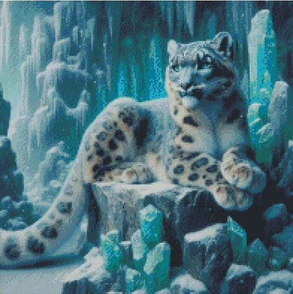 December/Turquoise - Totem:Snow Leopard © 50x50