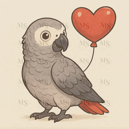 12 Months of Parrot © 30x30 by Katie Mayo-Jackson