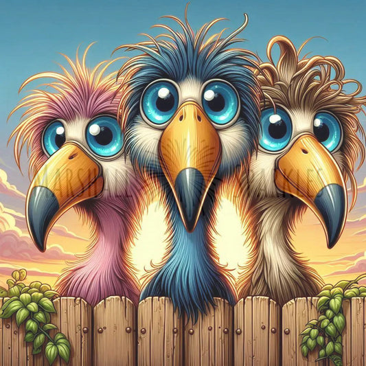 Over the Fence - Toucan © 40x40 (print to order)