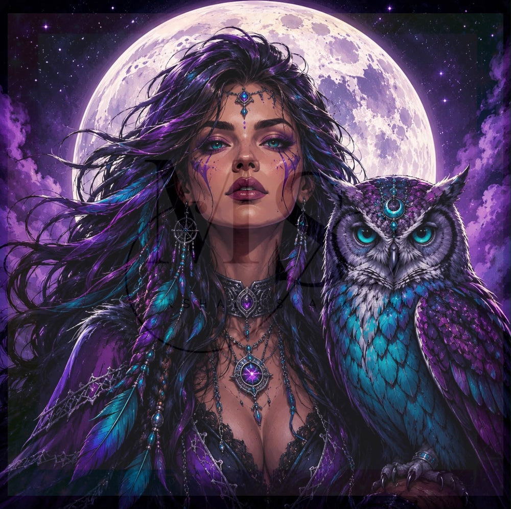 Moonbound Oracle © 70x70 by CrazyLone Wolf