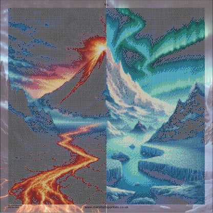 Fire & Ice Mountain © 60x60