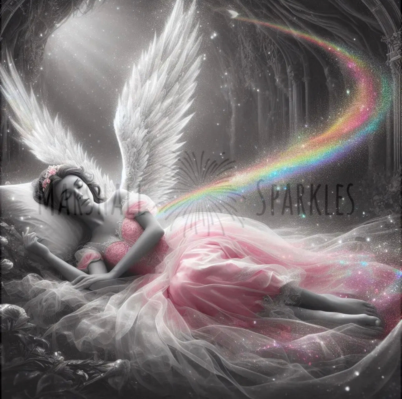 Sleeping Fairy © 60x60 (print to order)